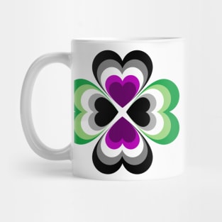 Ace/Aro clover hearts Mug